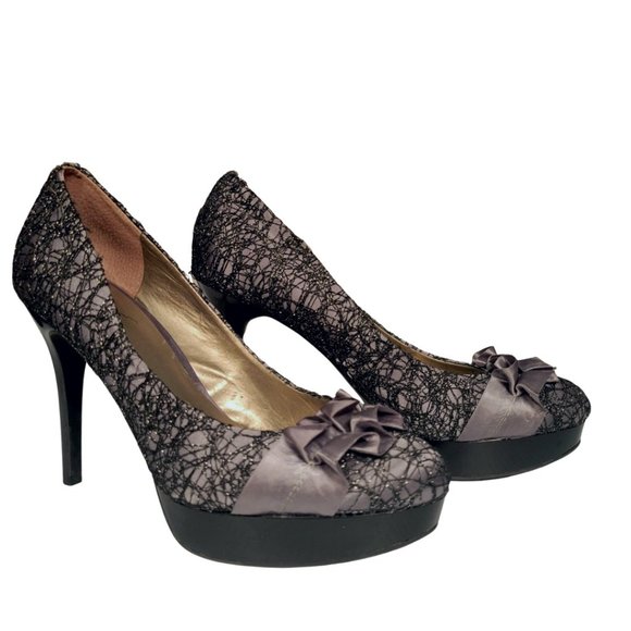 Carlos Santana Shoes - Carlos - by Carlos Santana - Priceless - Platform Heels - Gray - Size 8M